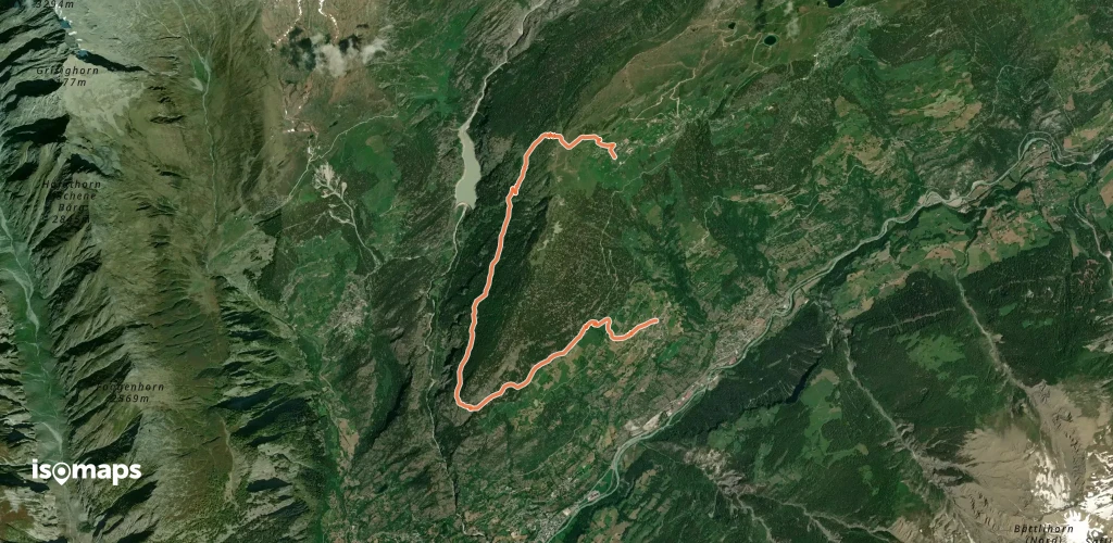 Riederfurka Knebelbrückenweg