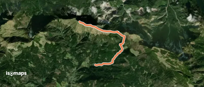 Korlnov rov - Sedlo Suha - Golica