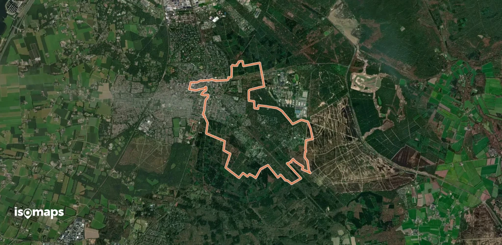 WNW Veluwe - Indianenbos - rode route