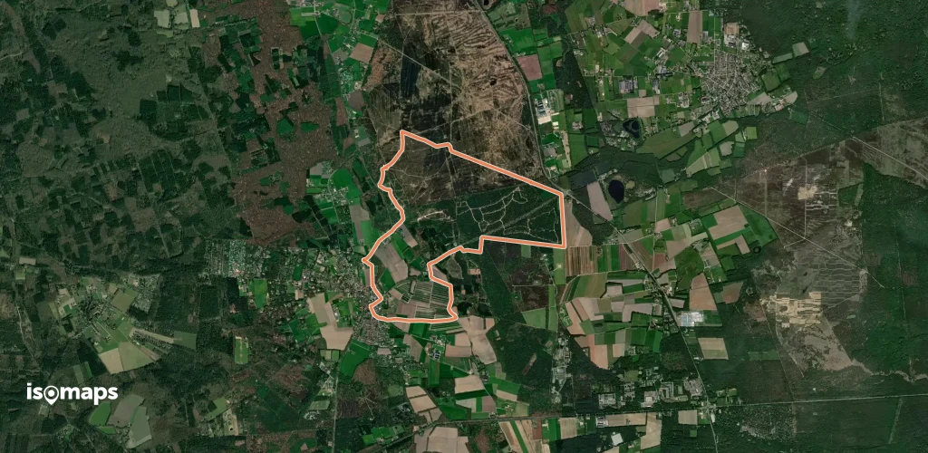 WNW Veluwe - Houtdorperveld - oranje route