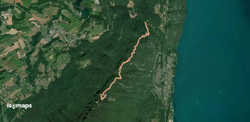 La Dent du Chat depuis le Col du Chat