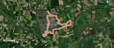 WNW Vechtdal - Dalfsen - blauwe route