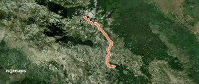 planinska staza na Troglav