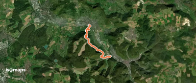 blaues Dreieck Dettingen - Maisental