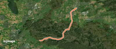 Blauer Balken Holzgerlingen - Goldersbachtal Mönchberg