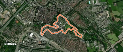 WNW IJsseldelta - Station Zwolle - gele route