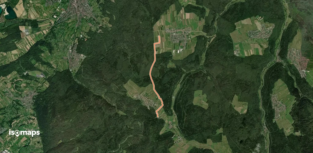 Dornhag - Freiolsheim Waldparkplatz
