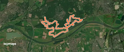 WNW Veluwe - Doorwerth/Kasteel Doorwerth/Duno/Westerbouwing - blauwe route