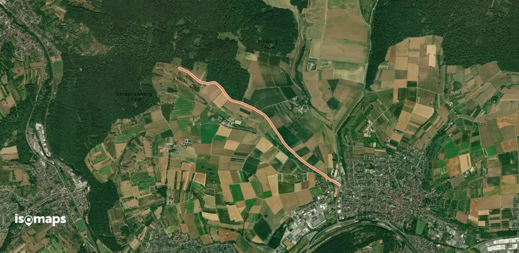 Hohe Straße - Königsbach Reitplatz