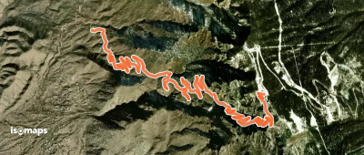 La Luz to Crest Route