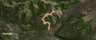 Laguna del Huemul por Ruta de los Caballos