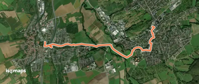 blaues Dreieck Gomaringen - Dußlingen