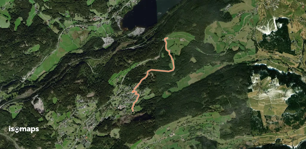 Rotkreuz - Vorderfalkau Lenzkircher Weg