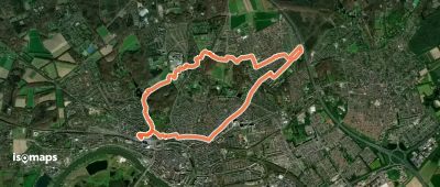 WNW Veluwe - Arnhem-Station Noord - blauwe route