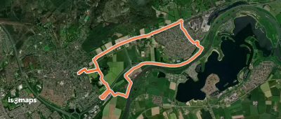 WNW Veluwe - Velp-Station/Rheden-Station - rode route