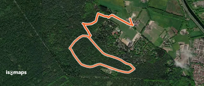 WNW Veluwe - Jutberg - rode route