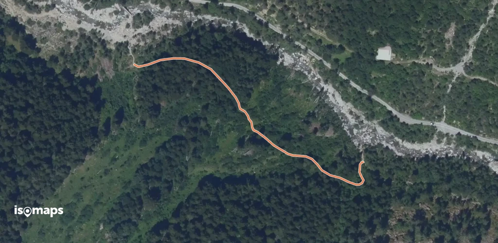 Passerelle des Muandes - Torrent du Rabioux