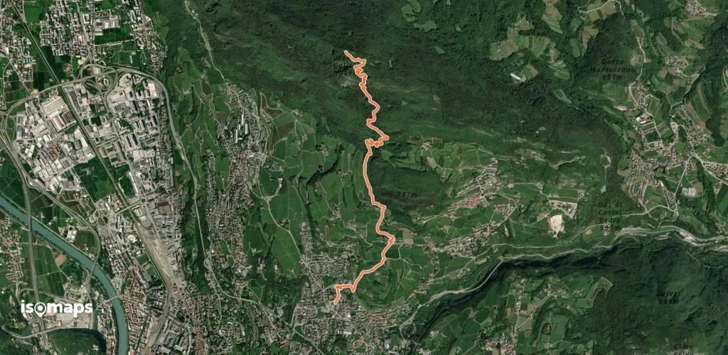 Sentiero Natura Cognola - Monte Calisio