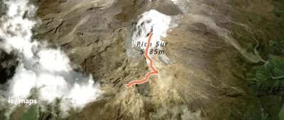 Ruta al Pico Sur Volcán d. Huila