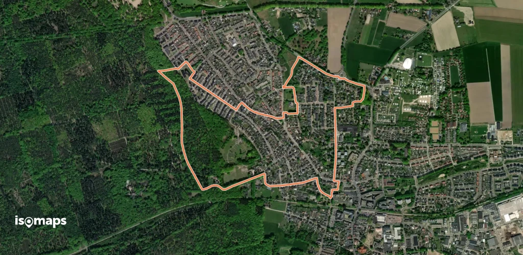 WNW Arnhem Nijmegen - Groesbeek - rode route