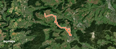 blaues Minus Täbingen - Schömberg