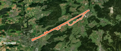 blaues Dreieck Schömberg - Rottweil