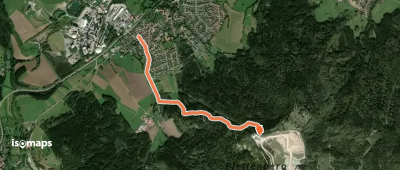 blaues Dreieck Dotternhausen - Steinbruch HW1
