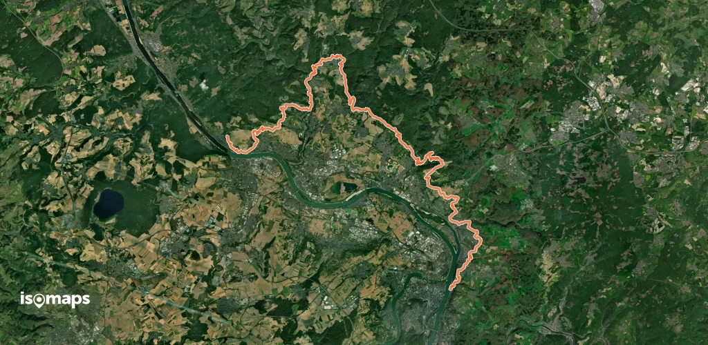 Nord Süd Trail, Abschnitt Leutesdorf - Koblenz