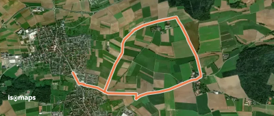Jettingen Rundwanderweg 1 - Aussiedlerhöfe "Öfele"