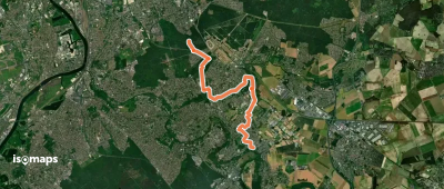 GRP de la Ceinture Verte, étape 24 : Les vallées de l'Yerre et du Réveillon (variante sud, étape 4)