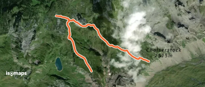 Lidernenhütte Rundwanderung rot