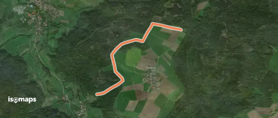 Querweg des SAV (roter Punkt)