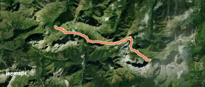 Via Alpina Stage 22: Wolayerseehütte - Hochweißsteinhaus