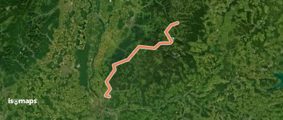 Nord Süd Trail, Abschnitt Kalte Herberge - Lörrach