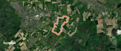 WNW Arnhem Nijmegen - Groesbeek de Horst - blauwe route