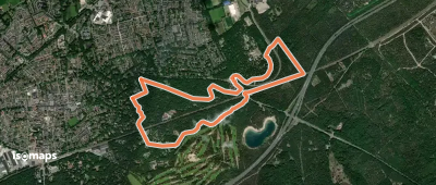 WNW Veluwe - Belvédèrebos - gele route