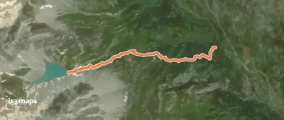 Lac des Béraudes - Pont du Moutet