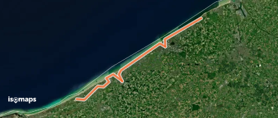 Europese wandelroute E9, Belgie