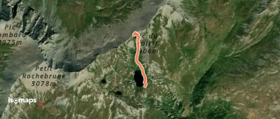 Lac du Grand Laus - Col du petit Malrif