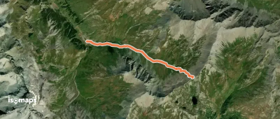 Col du petit Malrif - Torrent de Pierre-Rouge