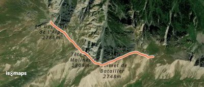 La Gardiole de l'Alp - Col du Clot du Loup