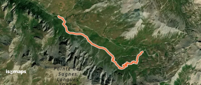 Canal de Rouchas Frach - Refuge Agnel