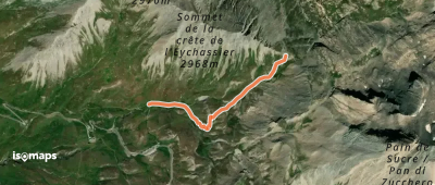 Passerelle de l'Eychassier - Col Vieux