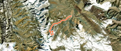 Gyamshu Peak (6064 m) and Pt. 6065 m