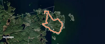 Bergön blå led