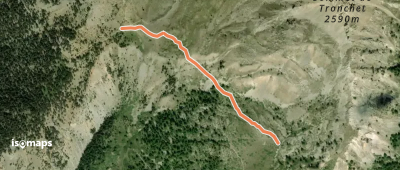 Le Vallon - Sous le Col de Tronchet