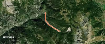 L'Esquillière - Passerelle sur Riou Vert