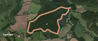 Sandkule Skov - rød rute