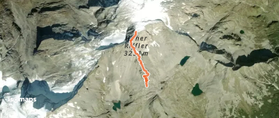 Alpine Route Hoher Riffler