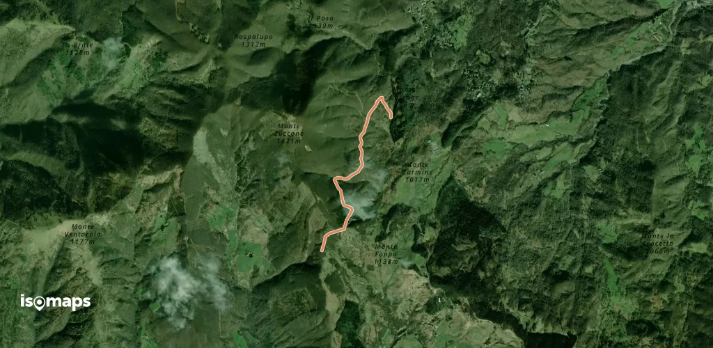 Percorso escursionistico Prato Lungo di Tarsogno-Alta Via dei Monti Liguri